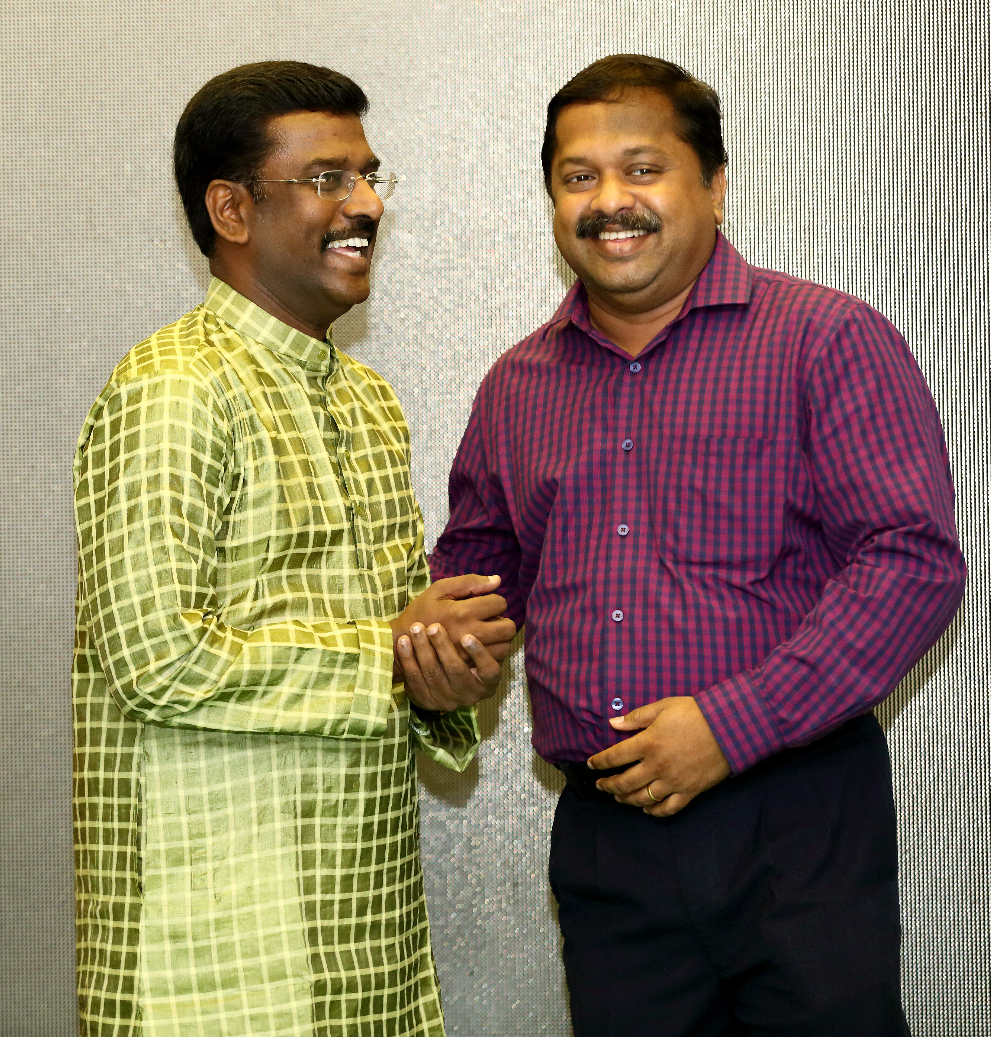 Mr.Kathiravan with Dr.Sivaraman Siddha Specialist