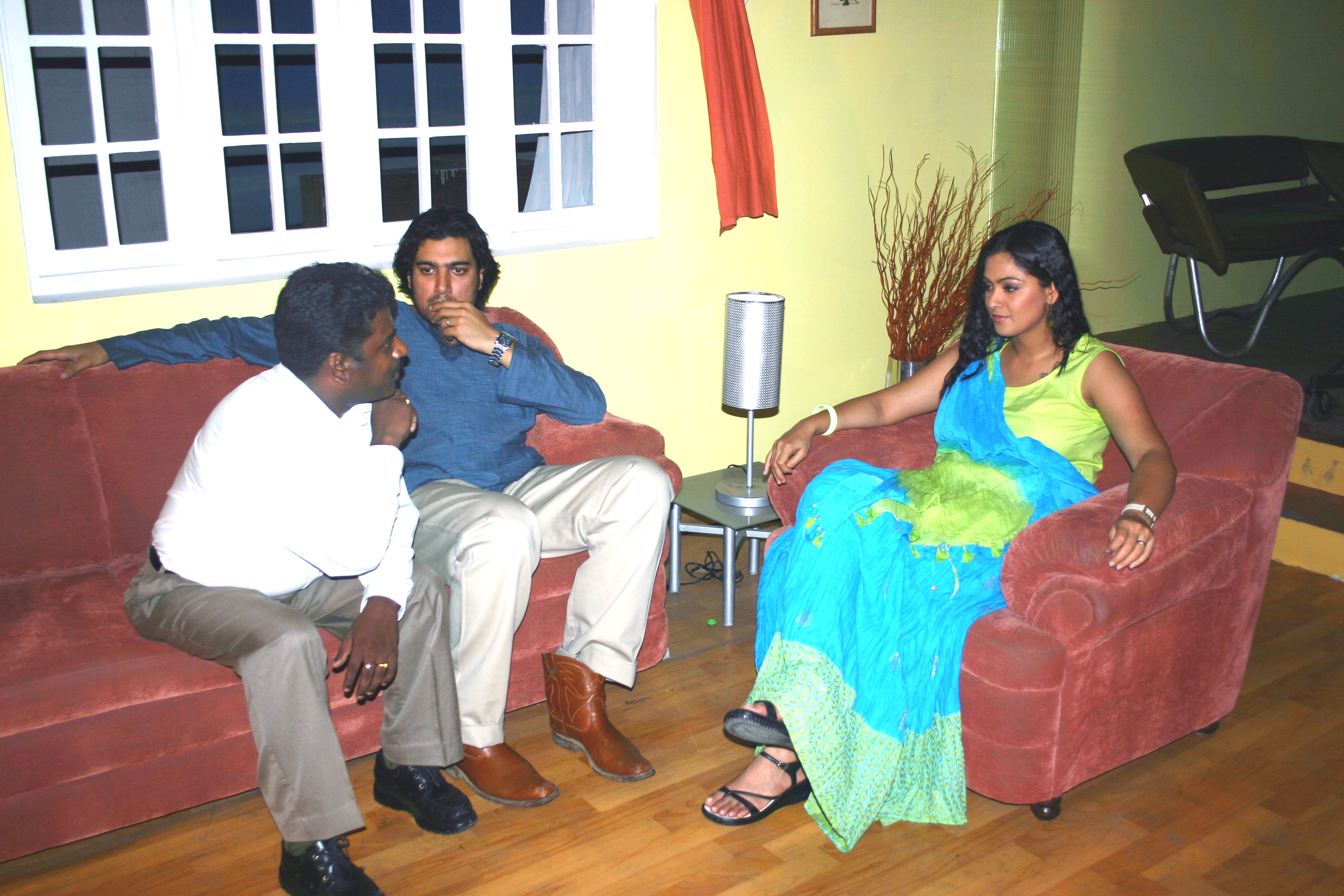 Mr.K.V.Kathiravan with Actress Simran